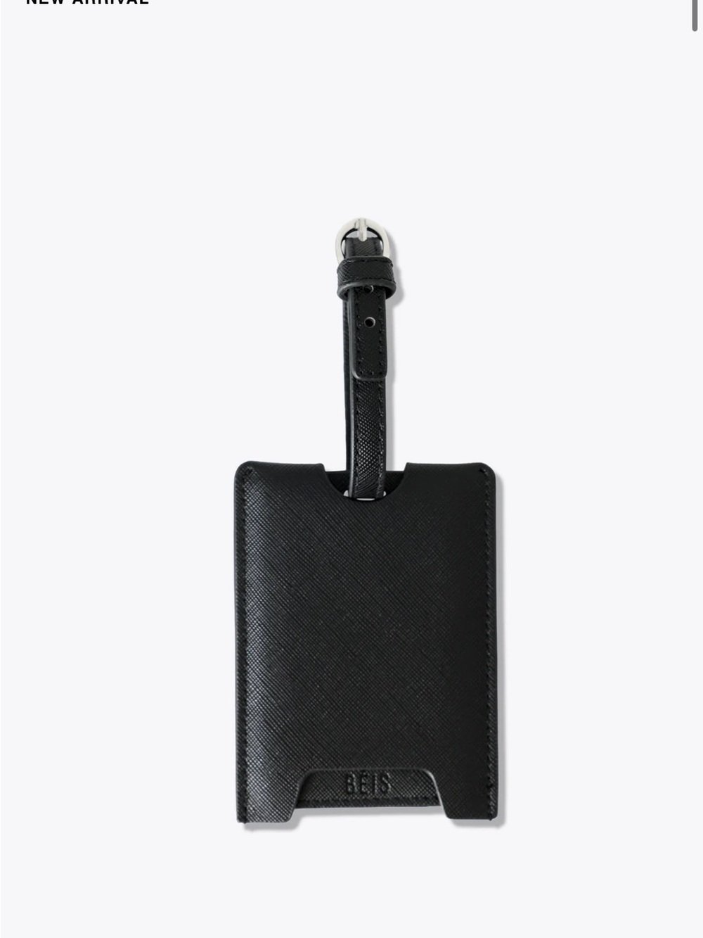 BEIS Luggage Tag in Black NWT